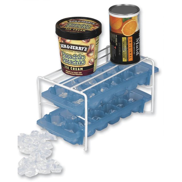 Bandeja organizadora para hielo Better Houseware, acero blanco, 27 x 16 x 13 cm