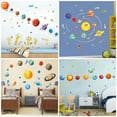 Outer Space Wall Decals, Peel and Stick Removable Solar System Wall