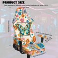 thumbnail image 6 of SEANATIVE Gaming Chair Covers 4 Piece Set, Computer Chair Slipcovers with Armrest Cover Stretchable Elastic Machine Washable Office Armchair Seat Protector, Boho Butterfly Daisy Flower Beige, 6 of 7