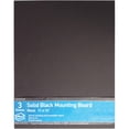 thumbnail image 2 of Crescent Cardboard 8-1114 Solid Black Mounting Board Value Pack, 11 x 14 in. - 3 per Pack, 2 of 2