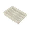 thumbnail image 4 of Organizador de cajones de cocina Organizador de cubiertos Utensilio expandible que ahorra espacio Blanco, 4 of 9