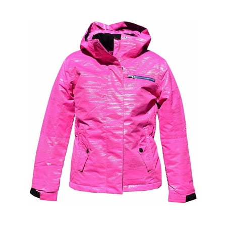 Pulse Big Girls Youth Insulated Snow Ski Jacket Glitter S - (Best Youth Ski Jackets)