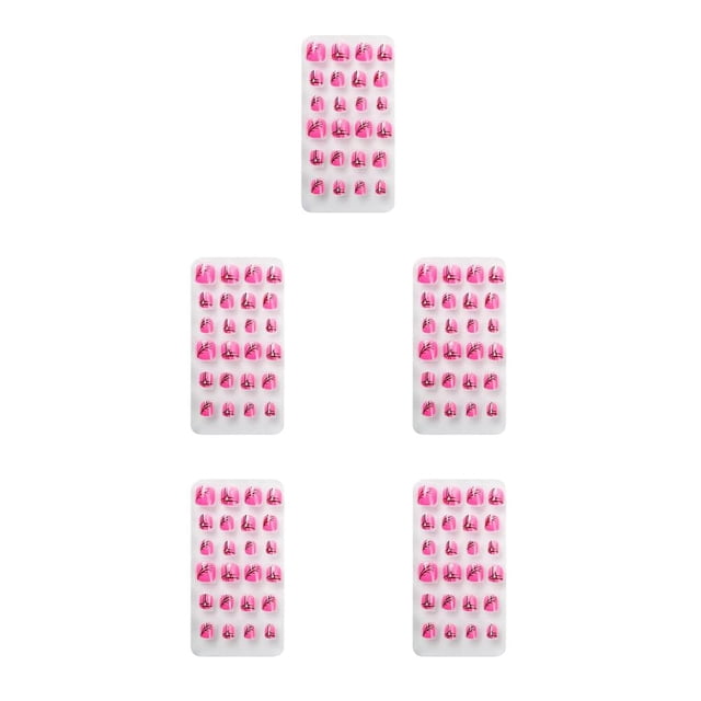 Juego de puntas de uñas artificiales Minnieouse dibujos animados uñas postizas niños PNT-16-10 Type2 NO2