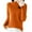 Orange2, variant on zbxnLI Womens Mock Turtleneck Sweater Thin Knit Long Sleeve Tops for Women Fall Winter Pullover Sweaters