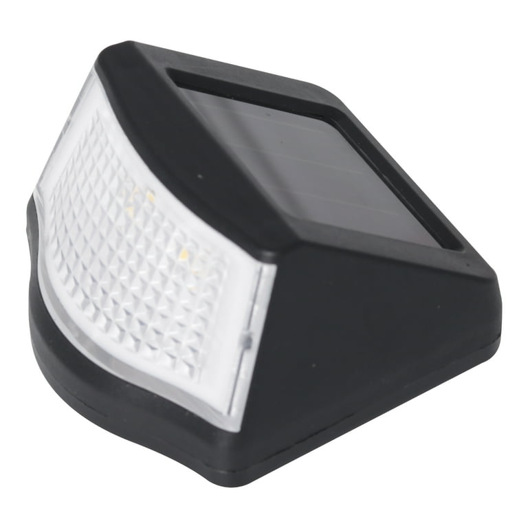 Mainstays Solar Powered Black Mountable LED Step Light, 3 Lumens (6 Count)  