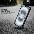 thumbnail image 3 of WIRESTER Shockproof Soft Rubber Cover Case for Apple iPhone 16 6.1" 2024, Red Composition Book, 3 of 5