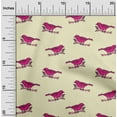 thumbnail image 1 of oneOone Cotton Silk Fabric Branch & Bird Block Decor Fabric Printed BTY 42 Inch Wide, 1 of 4