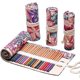 thumbnail image 1 of Pencil Case 72 Holes School Supplies Art Pen Bag Pouch Canvas Pe, 1 of 5