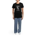 thumbnail image 4 of CafePress - Im Telling You Im Not Great Dane My Mom Sa Pajamas - Women's Short Sleeve Print T-Shirt and Pants Dark Cotton Pajama Set, 4 of 7