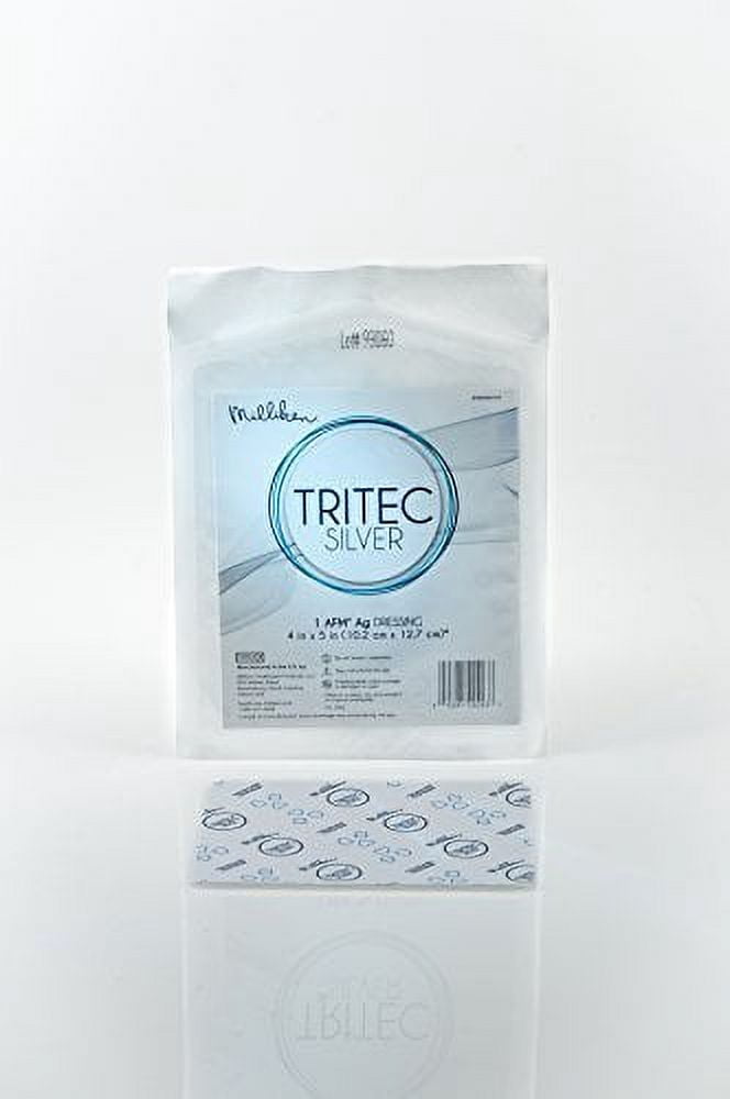 Tritec Silver Antimicrobial Wound Dressing 4" x 5"