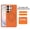 Orange, variant on Kryonix For Samsung Galaxy S25 Ultra 6.9" Case Built-in Magnetic Ring Stable Adsorption Wireless Charging Anti-Slip Sweatproof Phone Cove,Umber