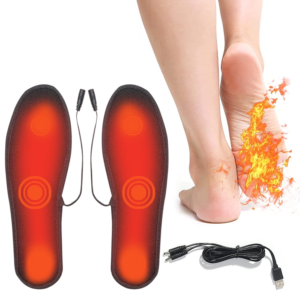 Semelles Chauffantes USB – Découpables, Chaleur Jusqu'à 8h, Pour Ski, Rando, Pêche, Vélo – Tailles 35-45
