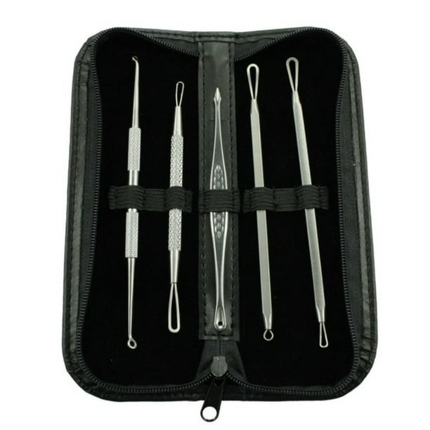 Blackhead Pimple Blemish Extractor Kit W Case