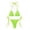D77/Green, variant on Afdoent Bikini Sets For Women Ladies Summer Bikini Colour Block Printed Split Swimsuit Halter Bathing Suits Swimwear 2026 Retro Swimsuit