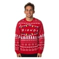 thumbnail image 6 of Friends TV Series Men's Logo And Holiday Lights Ugly Christmas Adult Pullover Sweater, 6 of 7