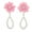 Pink, variant on Pearl Barefoot Sandals, Adorable Baby Girl Barefoot Sandals - of Lovely Flower Foot Jewelry for 3 Months to 4 Years Old,Baby Girl's Barefoot Sandals Flower for Newborn Toddlers