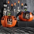 thumbnail image 2 of Calabaza Calavera Lámpara Linda Forma Decoración De Halloween Luz Fina Mano De Obra Led Calabaza Calavera Lámpara Resistente A La Corrosión Para El Hogar Tienda Kearding HA026802-01, 2 of 7