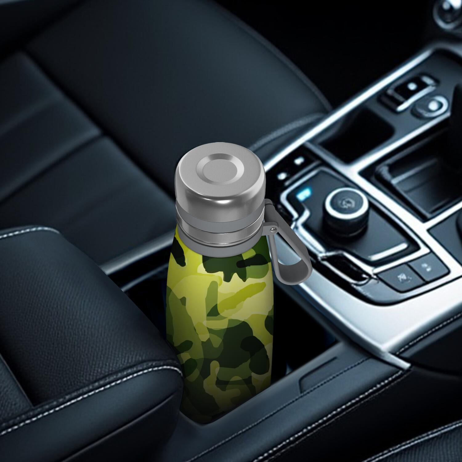 29oz Insulated Water Bottle with Tea Infuser, Stainless Steel Travel Mug, Camouflage Print