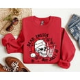 thumbnail image 2 of Dead Inside But Jolly AF Sweatshirt, Christmas Skeleton T-Shirt,Christmas Gift, Dead Inside Skeleton Tee, Funny Christmas Tees, Christmas Holly Spirit Gift, 2 of 3