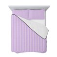 thumbnail image 7 of Purple Queen Size Down Alternative Comforter, Lightweight Comforter Quilt Bedding Set with Pillow Shams Geometric Vertical Striped Solid Rainbow All Seasons Bed Comforter Duvet Insert 90"x96", 7 of 7