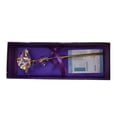 thumbnail image 4 of Romántica hoja de oro rosa artificial, rosa colorida, flor rosa para el Día de San Valentín, decoración de regalo de boda para el hogar, 4 of 14