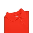 thumbnail image 3 of Wonder Nation Girls Polo Shirt with Short Sleeves, Sizes XS-XXL, 3 of 4