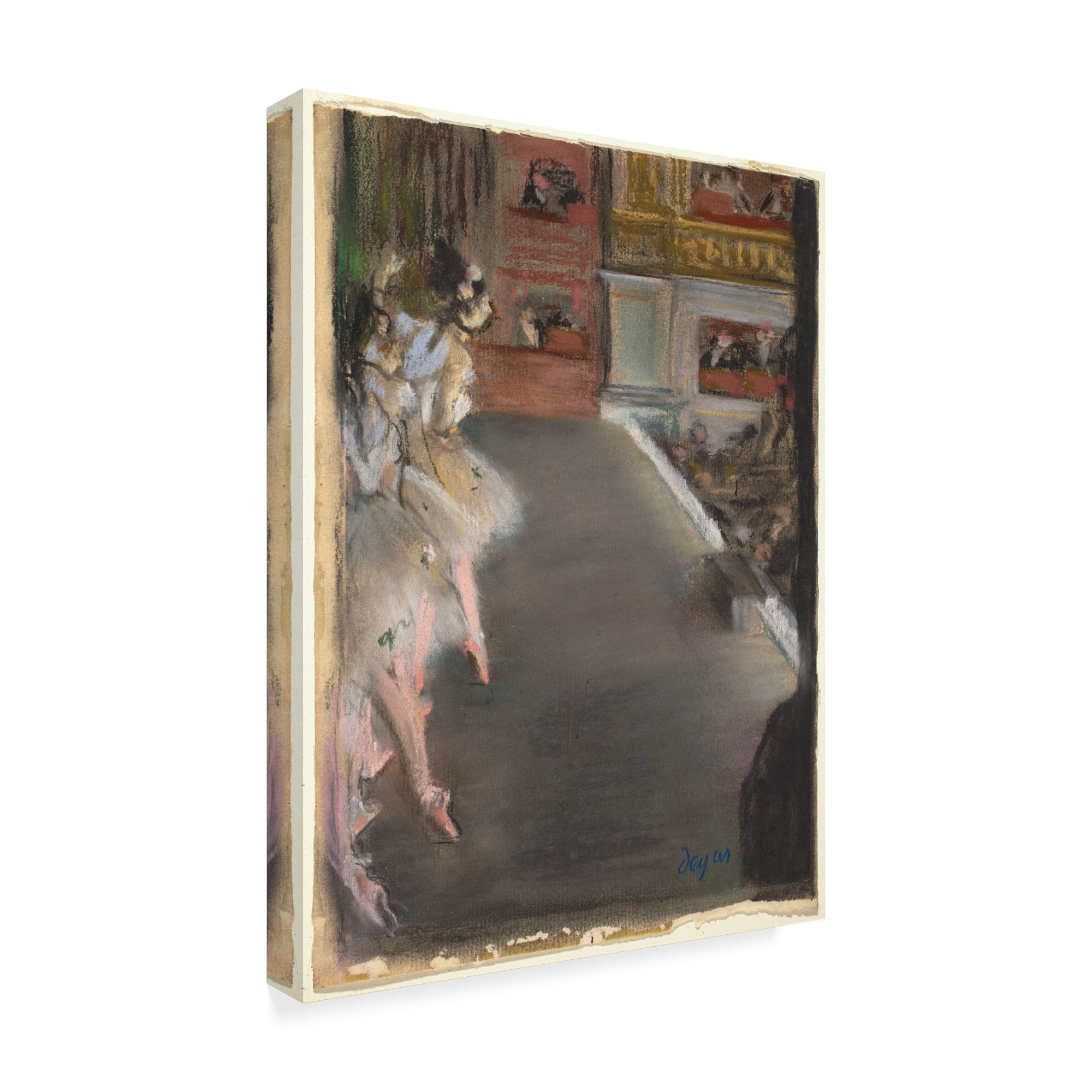Trademark Fine Art 'Dancers At The Old Opera House' Canvas Art by Edgar Degas