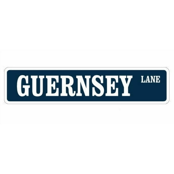 GUERNSEY Street Sign cattle dairy milk farmer farm | Indoor/Outdoor |  36" Wide