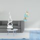 thumbnail image 2 of Escultura Moderna De Resina Con Forma De Llama Y Estatua De Mujer Playera Para Oficina, Patio, Estantería, Sala De Estar, Decoración De Mesa, Regalo, 2 of 8