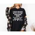 thumbnail image 5 of Awesome Mom T-Shirt Mothers Day Baby Shower Gender Reveal Funny Unisex Womans The Twisted Donut, 5 of 5