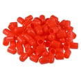 thumbnail image 4 of Uxcell 0.37'' Vinyl Round Caps Cover Screw Thread Protector Rubber Red 100pcs, 4 of 6