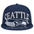 thumbnail image 2 of Men's New Era College Navy Seattle Seahawks  Oversized 59FIFTY Fitted Hat, 2 of 5