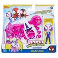 thumbnail image 3 of Marvel Spidey and His Amazing Friends Ghost Spider Copter Set, Action Figure, Vehicle, and Accessory, 3 of 7