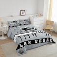 thumbnail image 3 of Erosebridal Teens Soccer Bedding King Comforter Set, American Football Las Vegas Down Comforter, Eat Sleep Decor, Reversible, 3 of 8