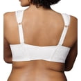 thumbnail image 4 of Playtex WHITE 18 Hour Front-Close Wire-Free Bra, US 44B, UK 44B NWOT, 4 of 6