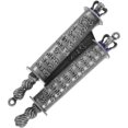 thumbnail image 4 of 1 Juego de Metal Mezuzah Judaica puerta Mezuza Metal Mezuza placa religiosa Mezuzah con pergamino, 4 of 7