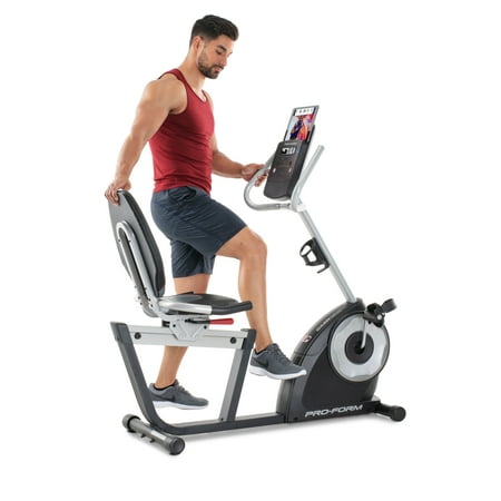 ProForm 235 CSX Smart Recumbent Exercise Bike with 12 Magnetic Resistance Levels and 30-Day iFIT Membership ($15 Value)