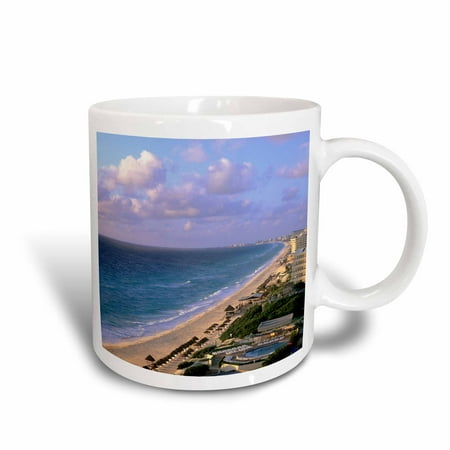 3dRose Resort, Cancun beach, Mexico - SA13 MDE0000 - Michael DeFreitas, Ceramic Mug,