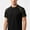 Black, variant on Men's Short Sleeve Swim Shirt, UPF 50+ Quick Dry Rash Guard, UV Sun Protection Water T-Shirt for Beach and Surfing Size 3XL Green
