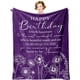 thumbnail image 1 of LHSHID Birthday Gifts for Women Blanket Gifts for Women Birthday Unique Women Gifts for Birthday Women Birthday Gift Ideas Happy Birthday Decorations Bday Gifts for Women/Her/Friend/Mom 30"x40", 1 of 7