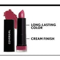 thumbnail image 3 of COVERGIRL Exhibitionist Cream Lipstick, 340 Delicious, 0.12 oz, Lipstick, Moisturizing Lipstick, Long Lasting Lipstick, Glossy Lipstick, Hydrating Lipstick, Long Lasting, 3 of 5