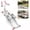 Pink, variant on S-HOME Adjustable Crawl Spine Stretch Trainer in Ergonomic Design Portable Size forHome Gym Office Daily Workout Experience, Pink