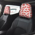 thumbnail image 4 of 2 PCS Car Headrest Cover, Shrimp No.9053 Soft Car Seat Head Rest Cover Protector Interior Car Accessories Seat Covers for Cars Truck Auto Only Covers, 4 of 8