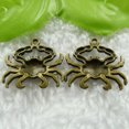 thumbnail image 3 of K-KED 140 pcs bronze plated crab charms 24x23mm B492, 3 of 3