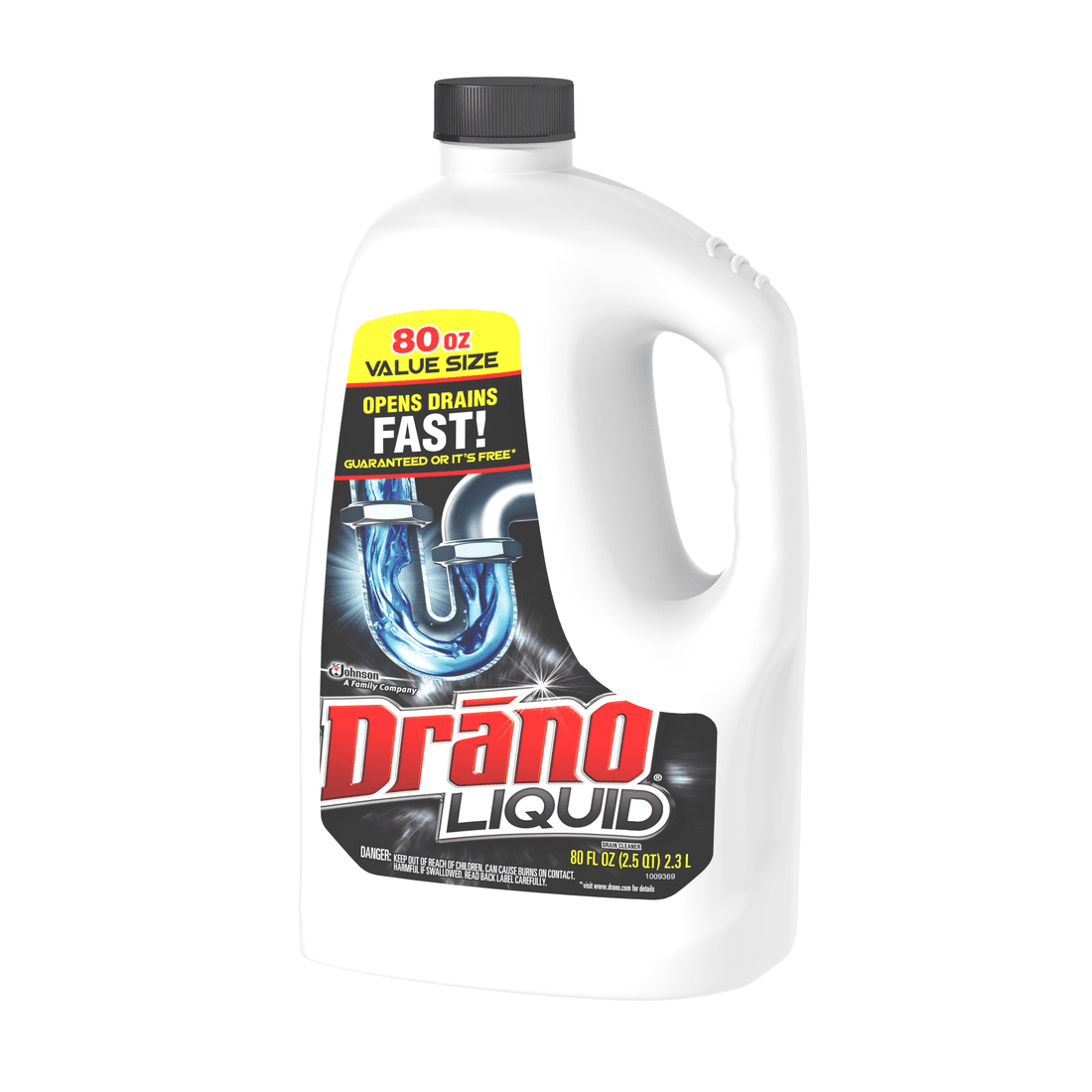 Drano Liquid Drain Cleaner, 80 oz