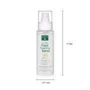Earth Therapeutics Tea Tree Oil Foot Peeling Spray 4 fl oz - Exfoliates Rough, Dry Skin for Soft, Smooth Feet, No Batteries Required