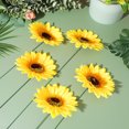 thumbnail image 4 of OHOIOLLA 10Ud Estacas De Jardín Con Girasoles Artificiales Amarillos Para Uso Exterior Fácil Instalación, 4 of 8