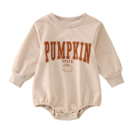 

Baby Boys Girls Long Sleeve Letter Pumpkin Prints Romper Bodysuits Jumpsuit Clothes Grandpa Baby Girl Clothes Body Aware Bodysuit Aware Baby Mint Baby Bodysuit Little Toddler Girl Clothes Dance