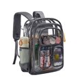 thumbnail image 4 of Clear Backpack for School, Transparent Student Bookbag with Padded Straps, 4 of 4