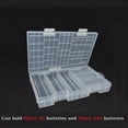 thumbnail image 3 of Battery Holder Tools Dustproof Organizer Transparent Plastic Case Storage Box, 3 of 5